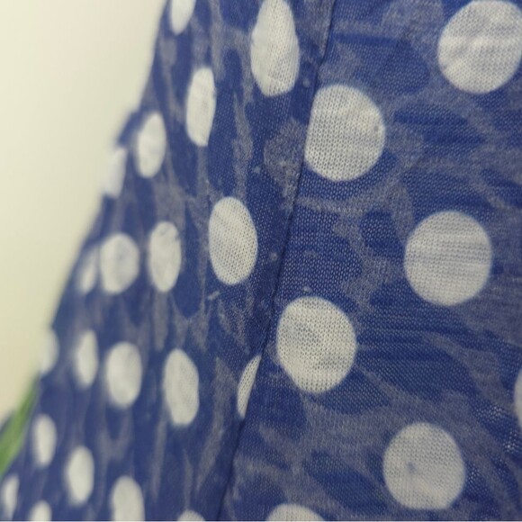 Carine Darcy Dress Summer Garden Floral Burnout Dress A-Line Burnout Polkadot - Picture 15 of 16